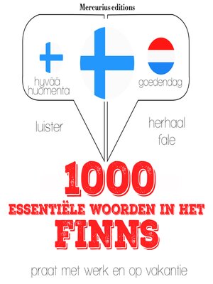 cover image of 1000 essentiële woorden in het Fins